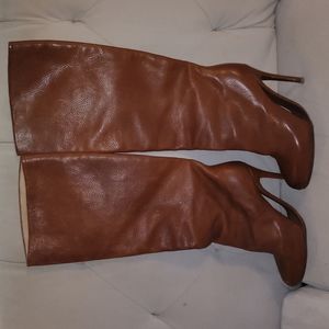 Maison Margiela tall brown boots